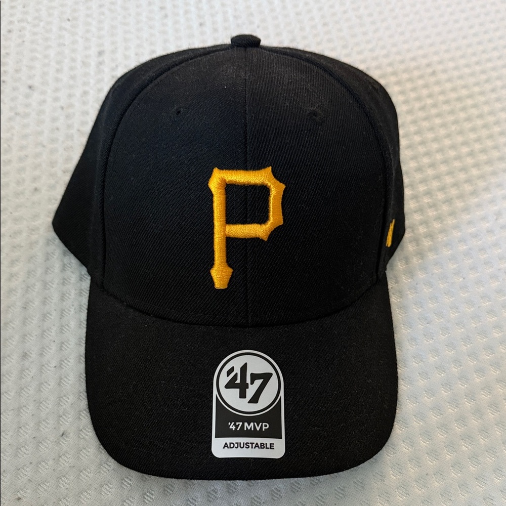 47 Brand Black and Yellow Cap